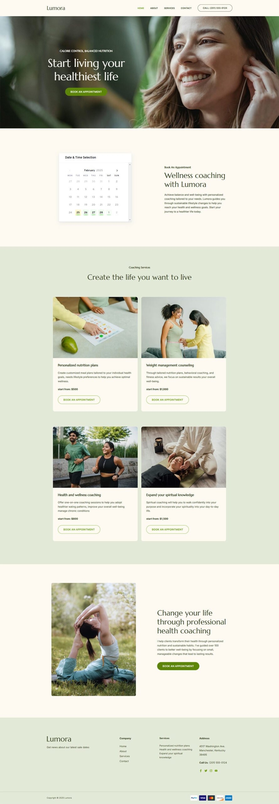Wellness Coach — Medical website