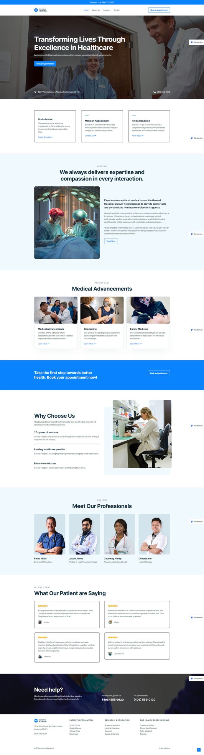 General Hospital — Business website