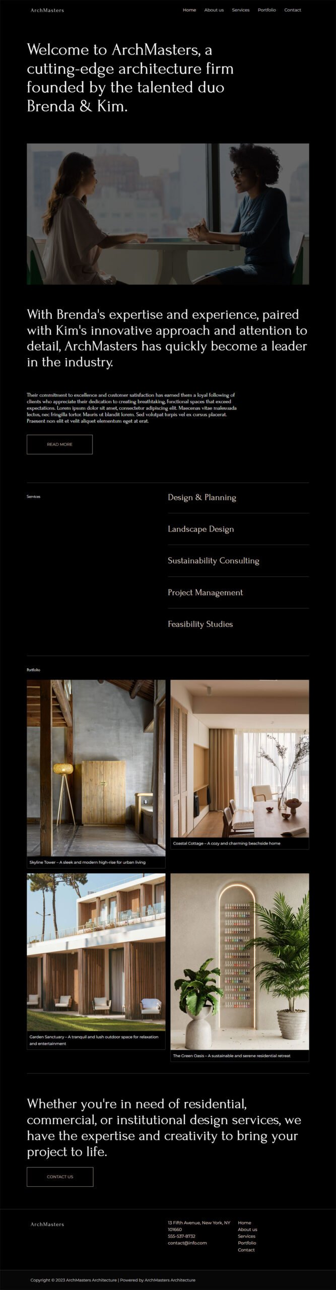 ArchMasters Architecture — Other website