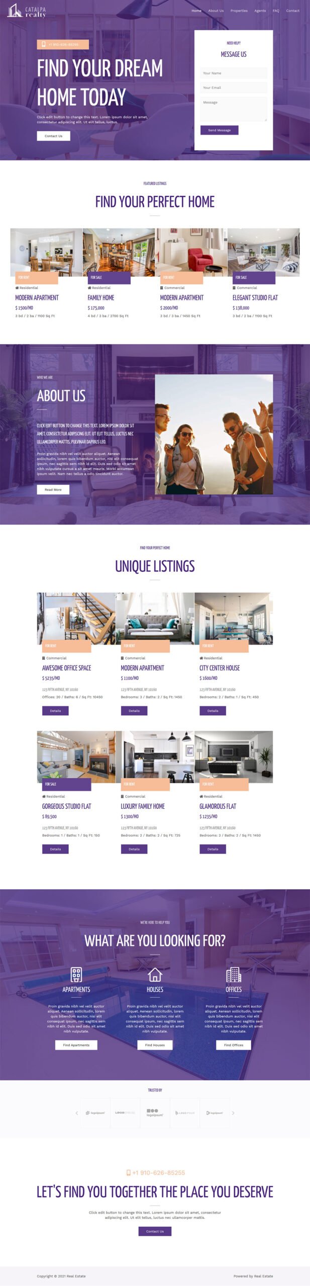 Real Estate — Real Estate website