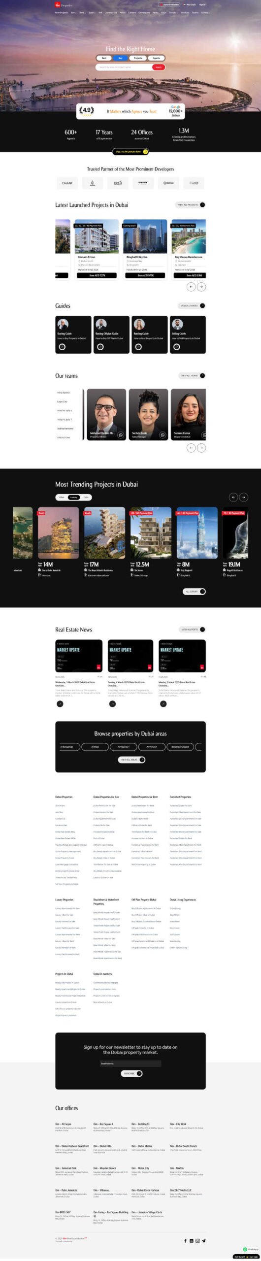 Famproperties — Real Estate website