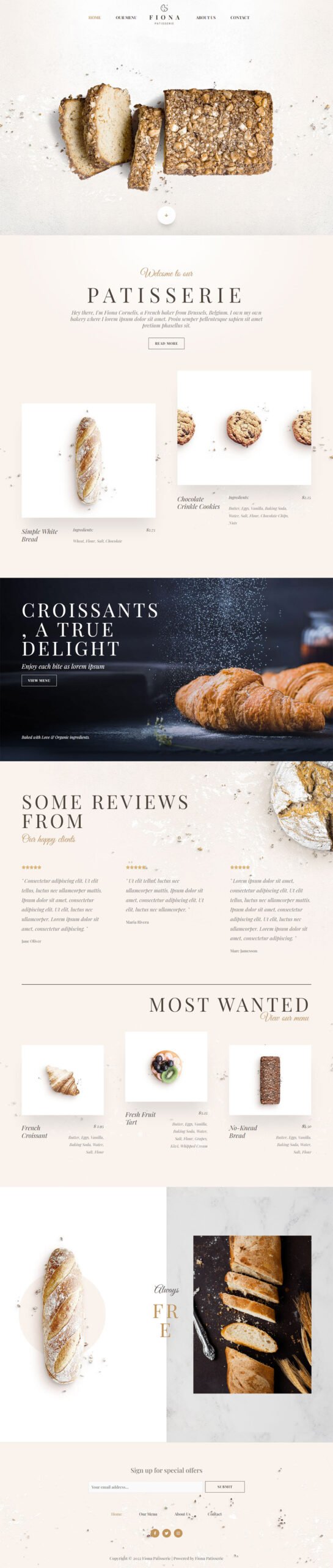 Fiona Patisserie — Other website