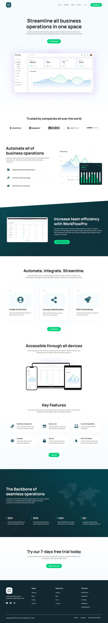 Tanz Tech — Business website