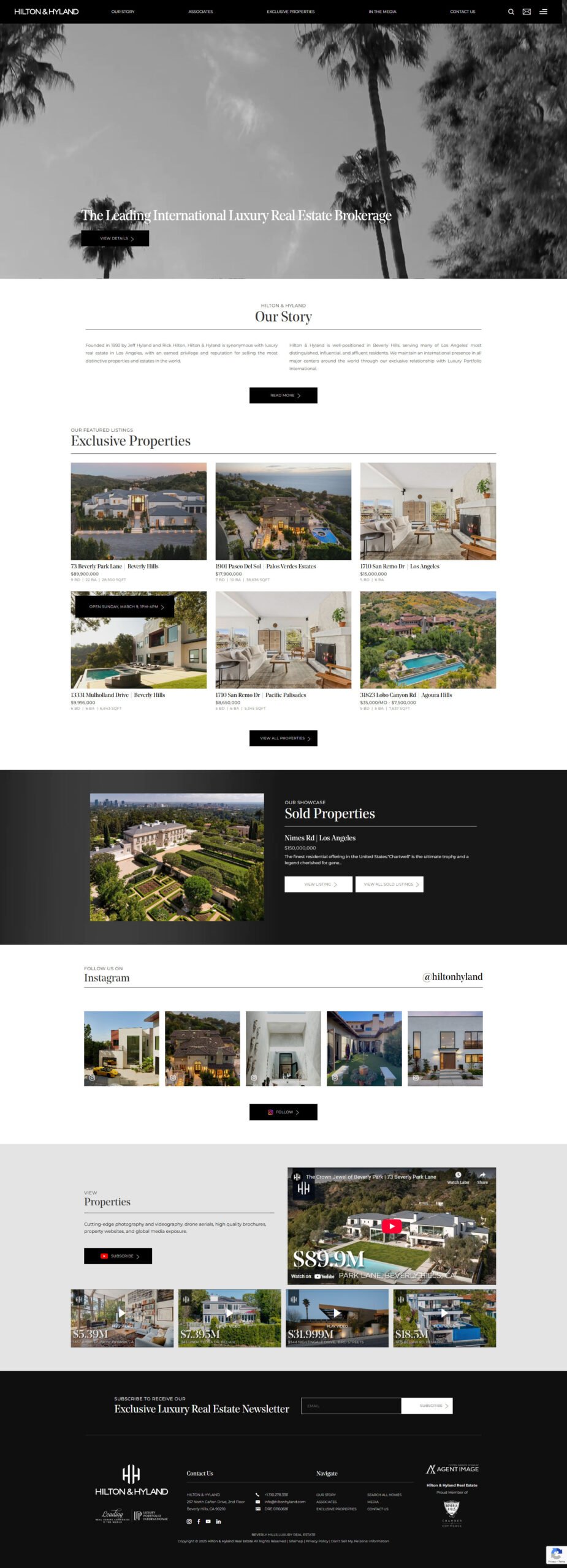 Hiltonhyland — Real Estate website