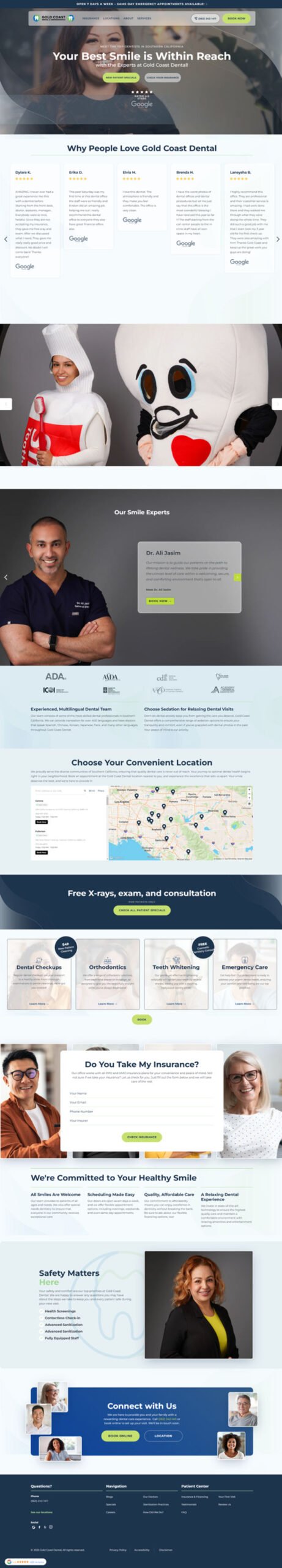 Goldcoastdental — Medical website