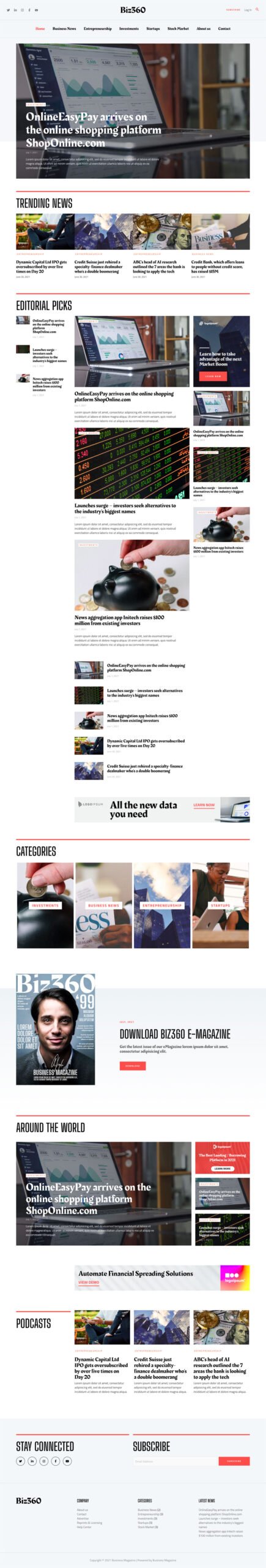 Business Magazine — Other website