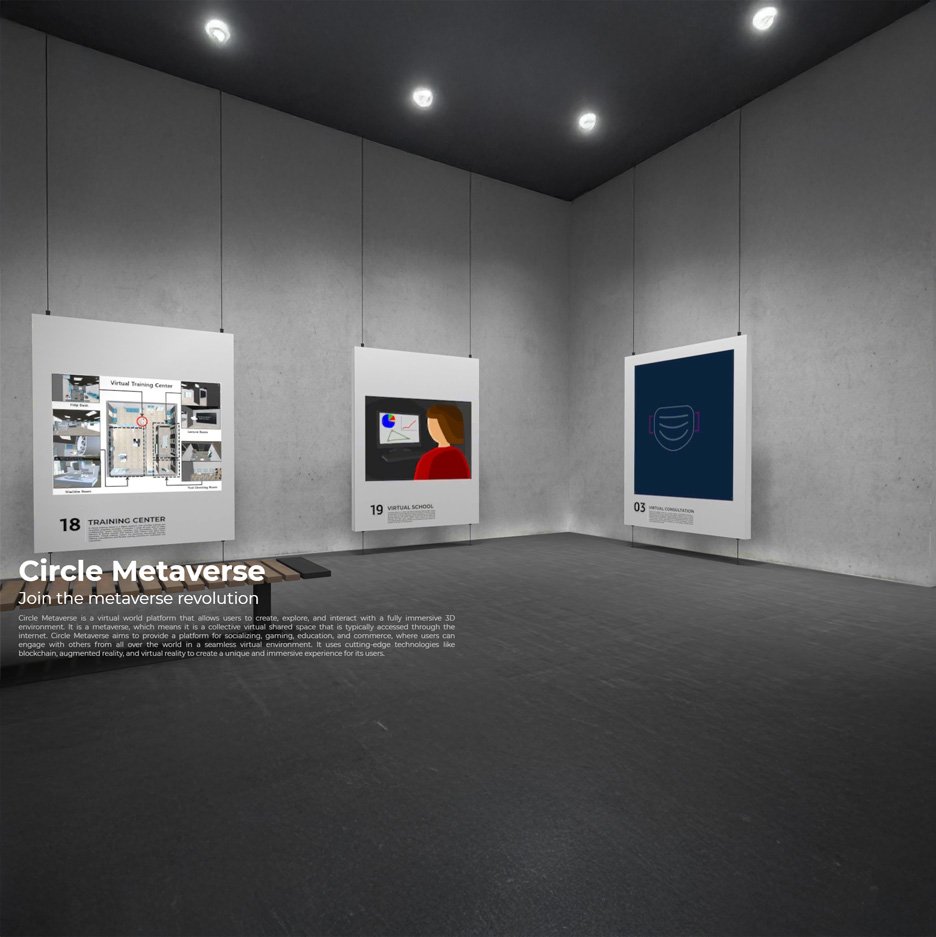 Circle Metaverse — 360° Virtual Store panorama