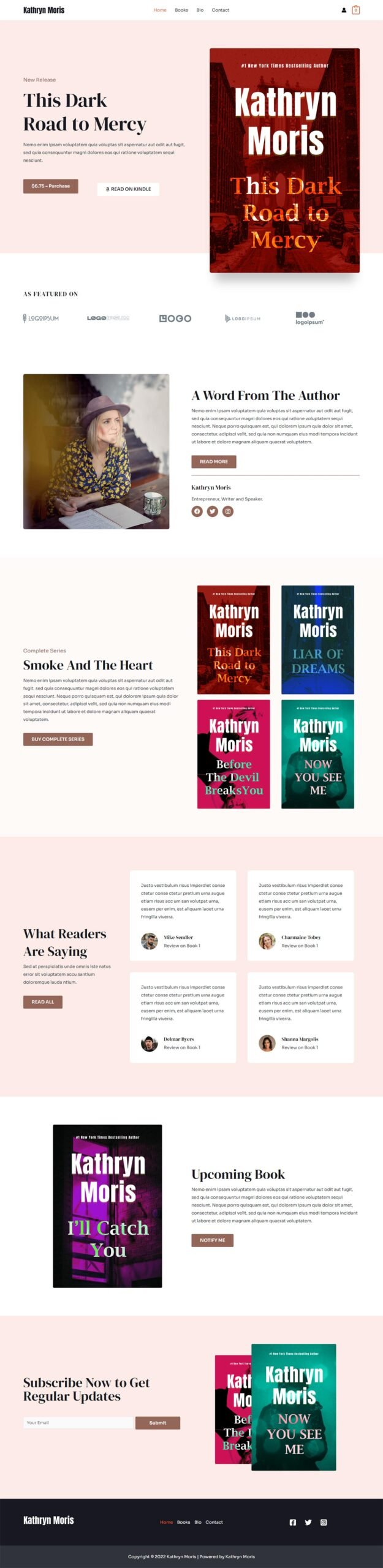 eBook Author — eCommerce website