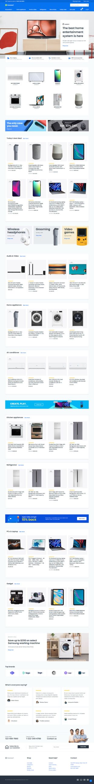 Electronic Store — eCommerce website